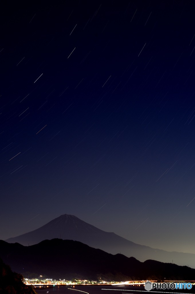 薩埵峠から星