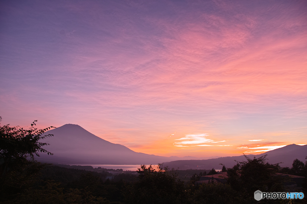 山中湖(夕)