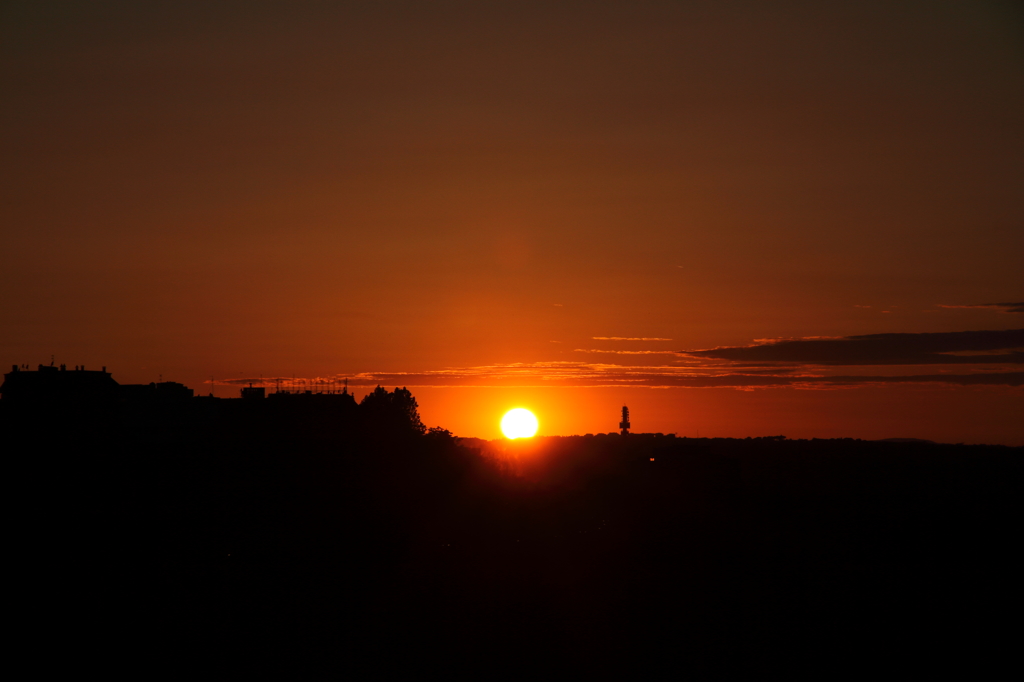 夕日に抱かれて