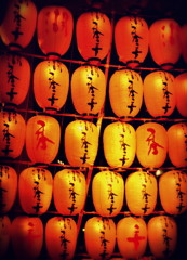 日本の祭りー提灯