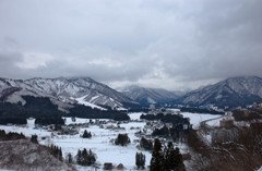 岩原スキー場からの眺め