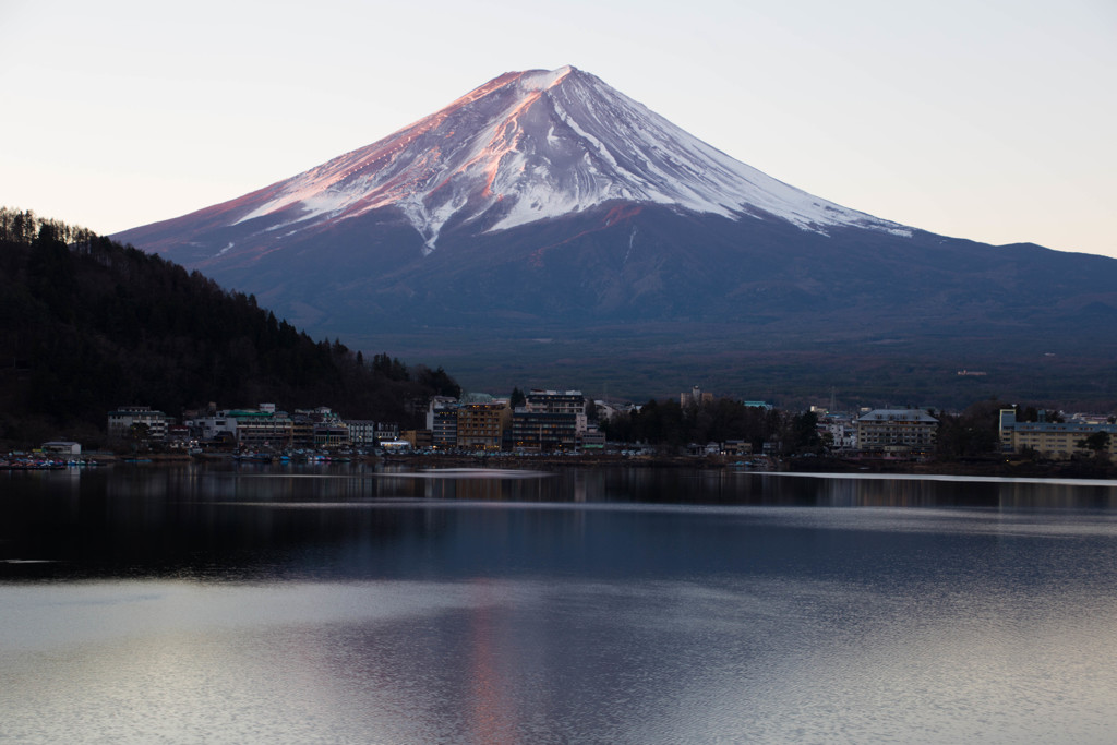 富士山の朝