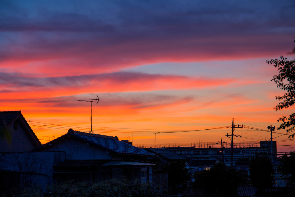 夕暮れ時