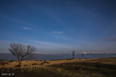 高原の朝