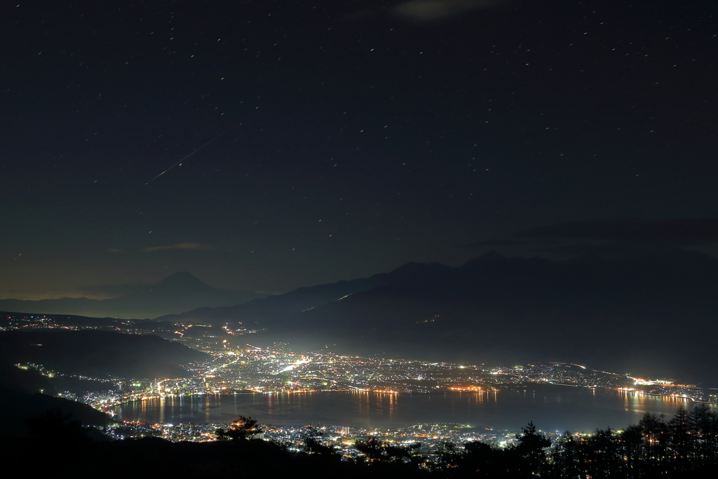 高ボッチ高原view2016.12.11-流れ星