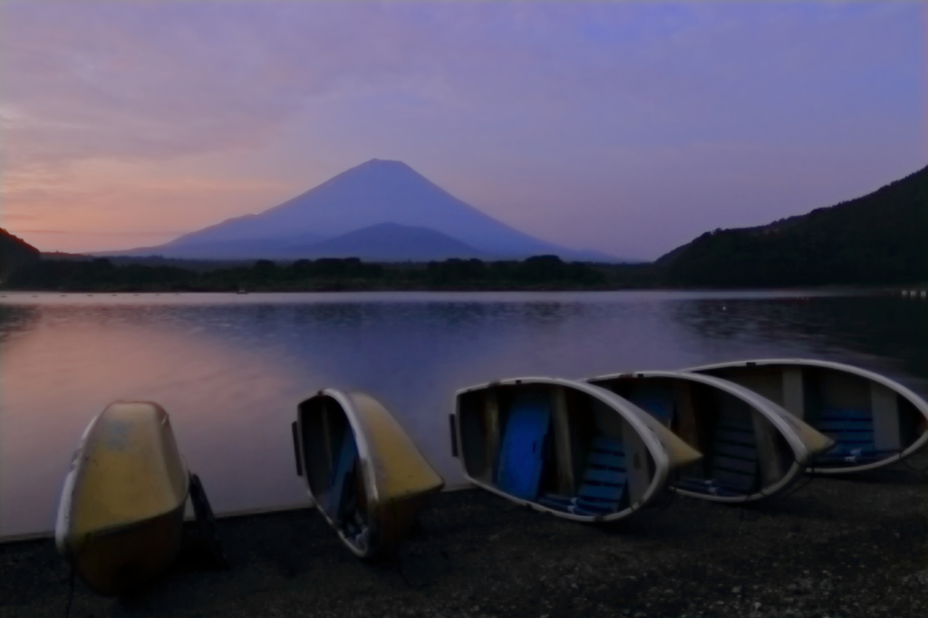 Mt.fuji 精進湖の朝1