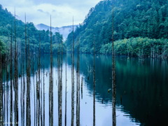 王滝村自然湖