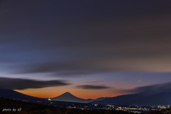 霧ヶ峰から望む富士
