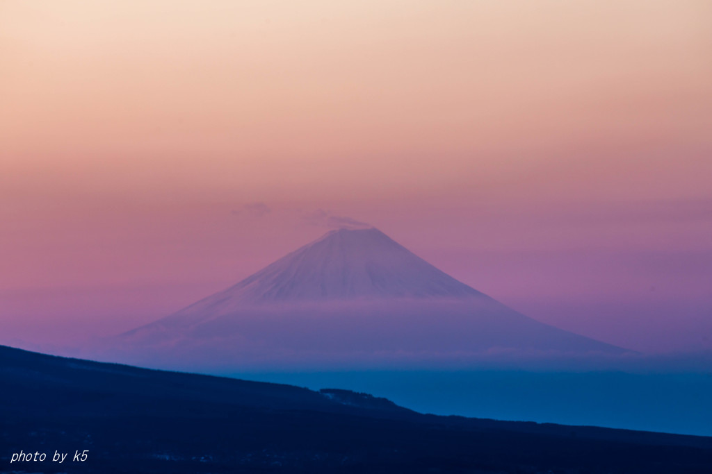 霧ヶ峰からの富士