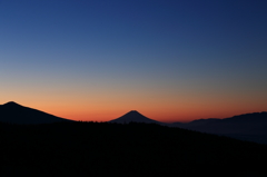 霧ヶ峰高原より～夜明け３