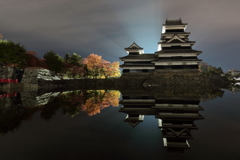 後光と紅葉
