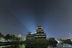 松本城の後光