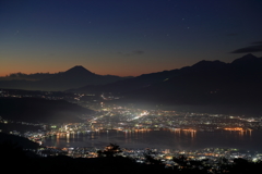高ボッチ高原view2016.12.11-夜明け前