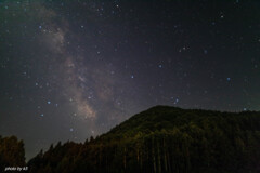 裏山の天の川