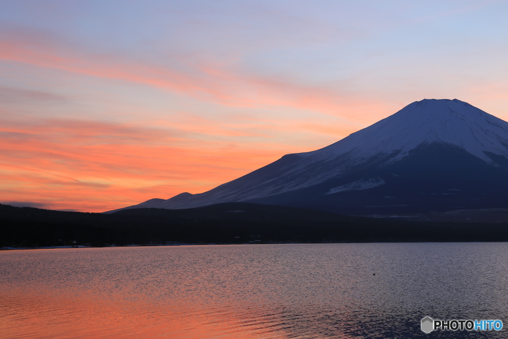 山中湖の夕暮れ2