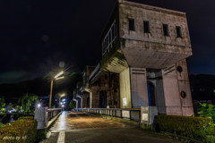 諏訪湖釜口水門