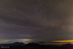 霧ヶ峰の夜明け前