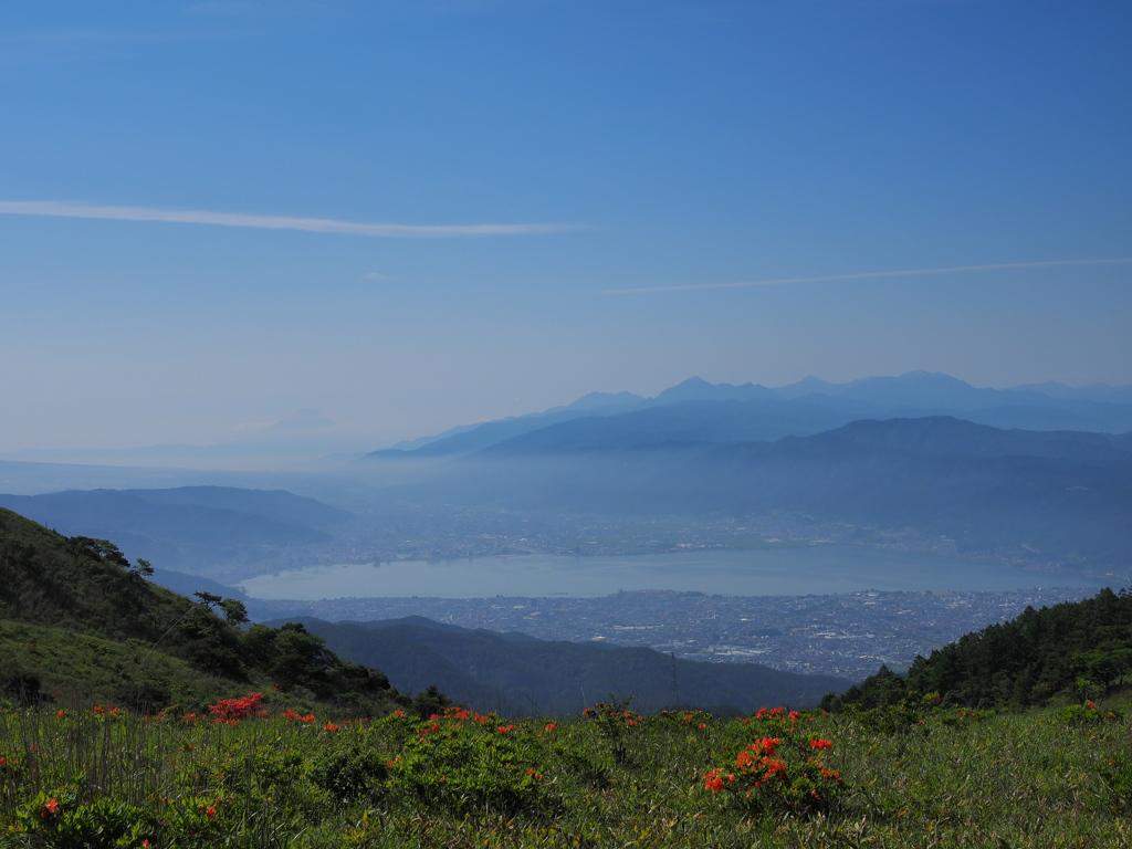 高ボッチ高原～諏訪湖