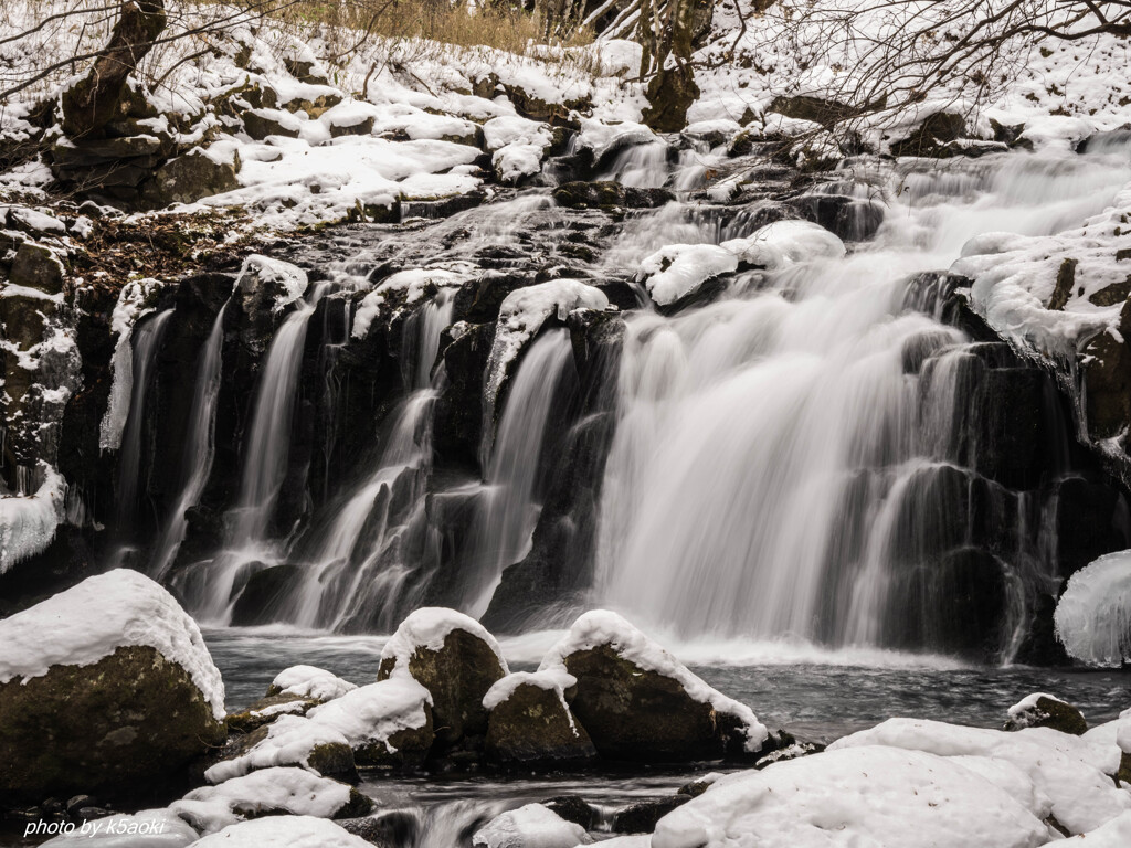 厳冬の大滝