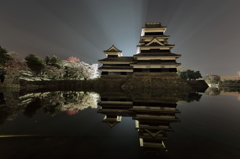 松本城夜桜3