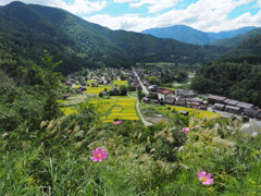 初秋の白川郷～展望台より