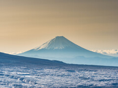 霧ケ峰高原朝景～富士山