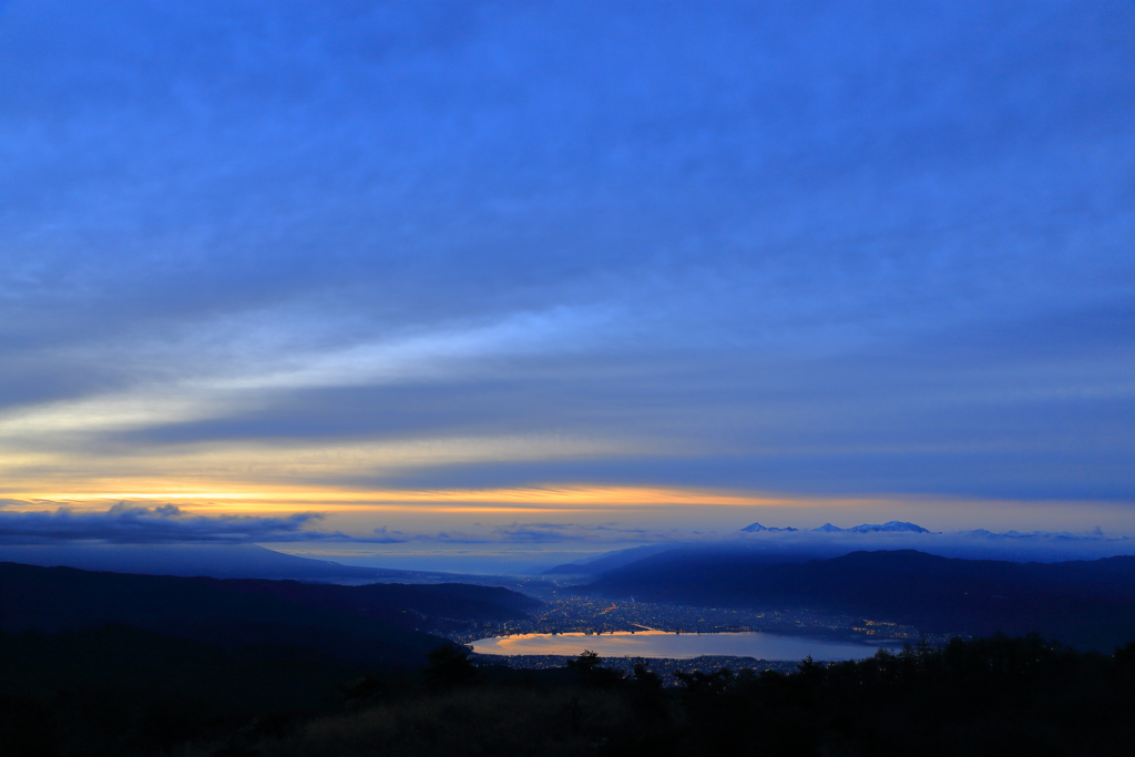 高ボッチ高原view2016.12.25-夜明け