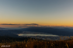 高原の夕暮れ