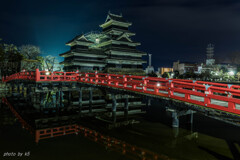 松本城と埋橋