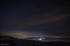 霧ヶ峰の夜明け前