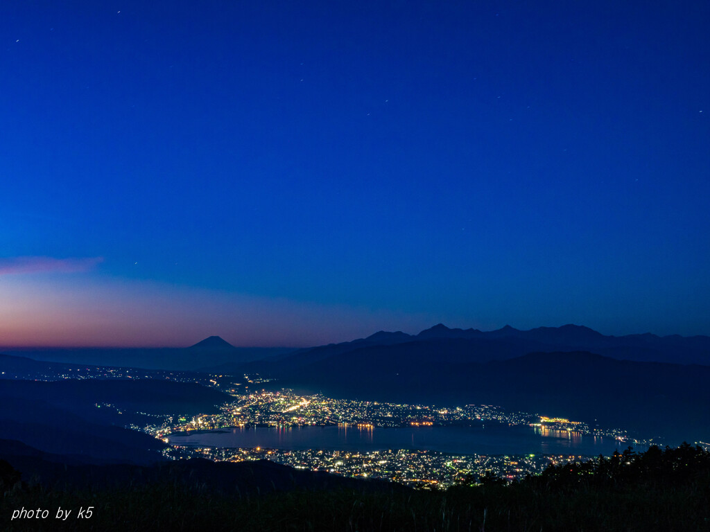 高ボッチview2020.08.16 夜明け前