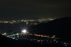 岡谷ジャンクション夜景