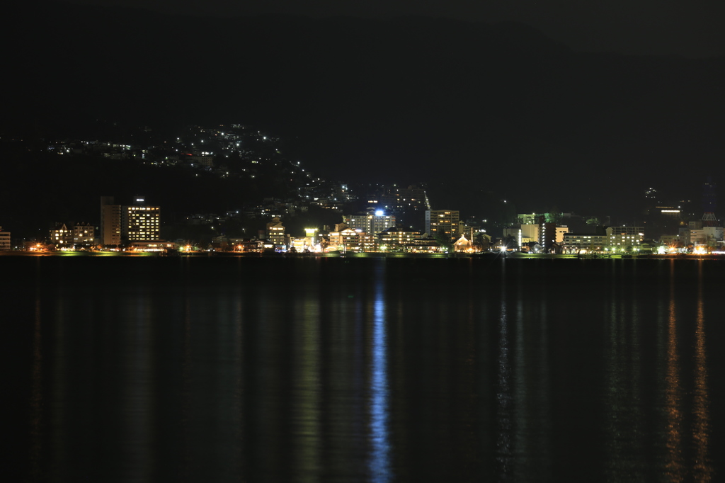 諏訪湖夜景1