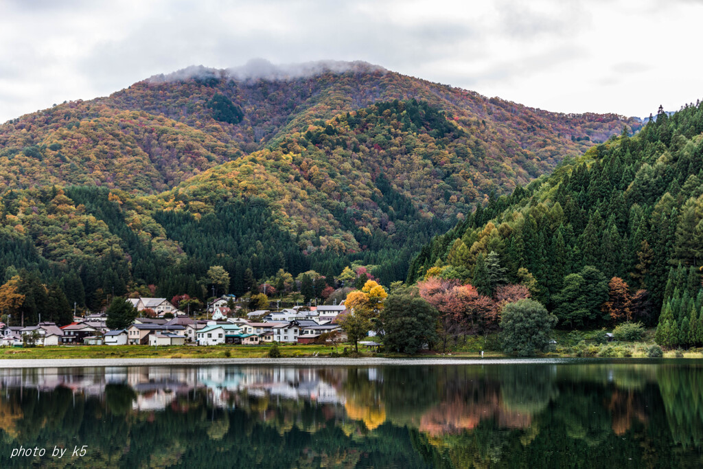 中綱湖の紅葉