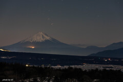 月に照らされて