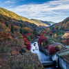 秋の横川渓谷1