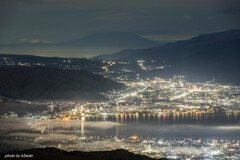 高ボッチview2025.11.05　街灯り