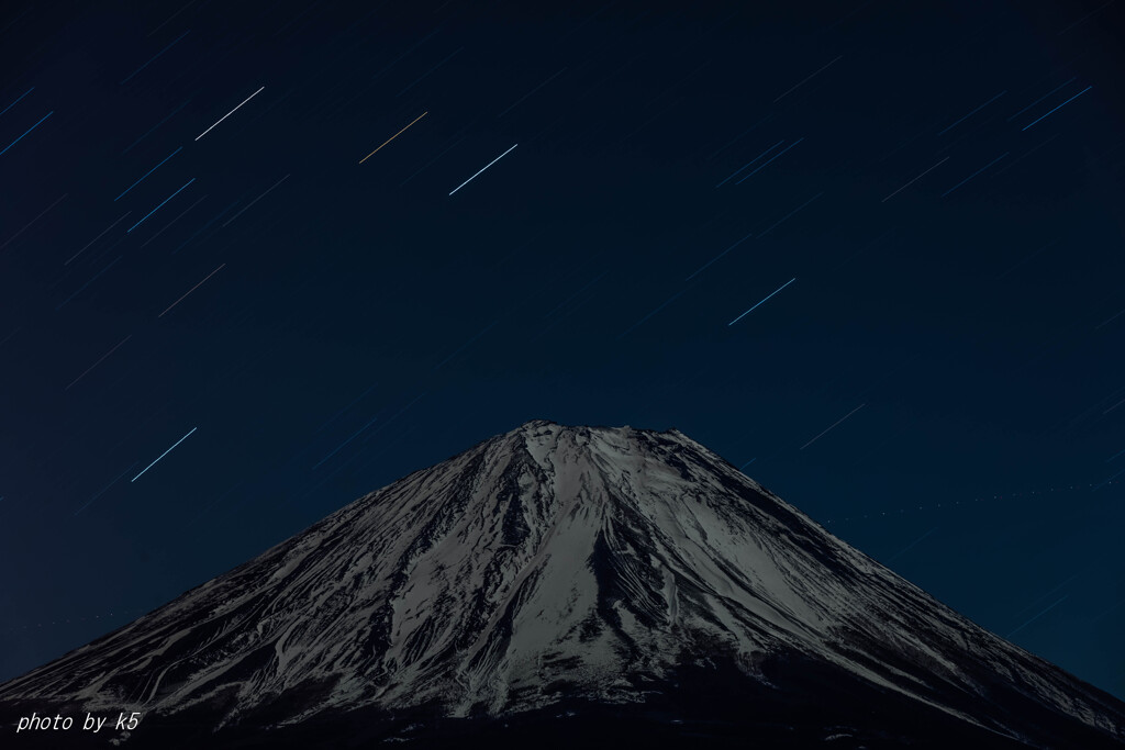 精進湖の夜3