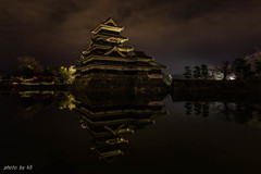 夜の松本城3