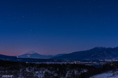 月夜の霧ケ峰