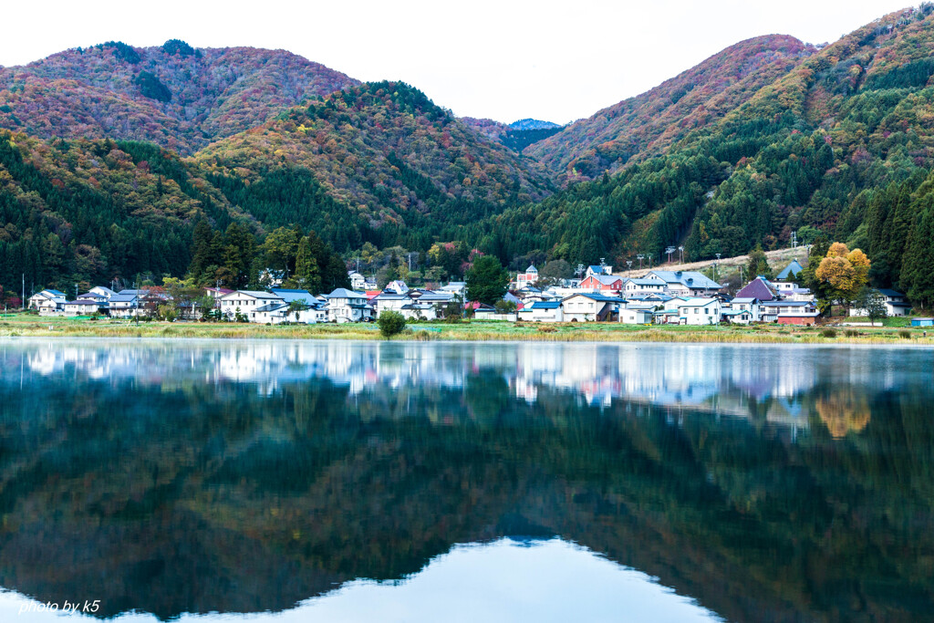 中綱湖の紅葉