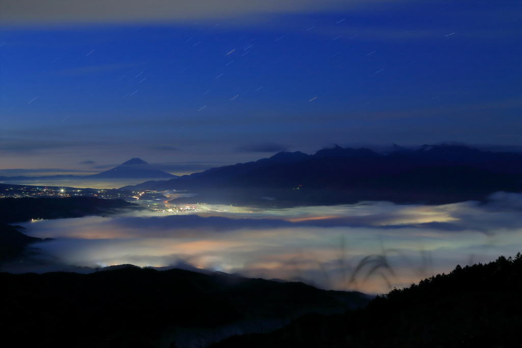 高ボッチ高原夜景2