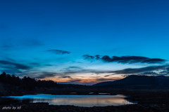 湿原の夜明け1