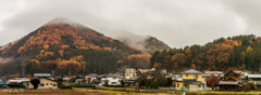 秋の山里