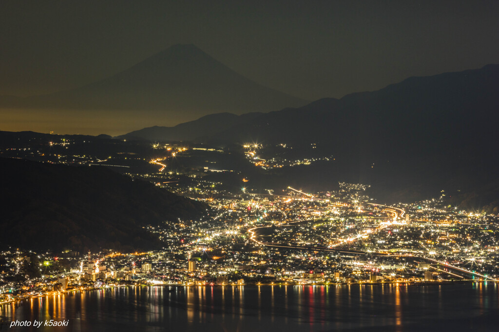 高ボッチview2025.11.21 輝く街