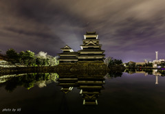 夜の松本城2