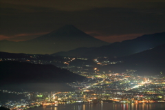 高ボッチview2017.01.02夜から朝へ