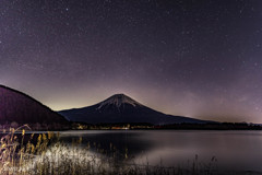 夜の田貫湖2
