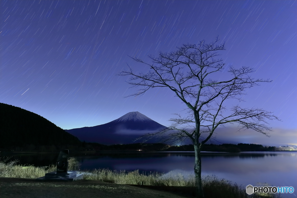 夜の田貫湖