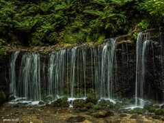 軽井沢　白糸の滝